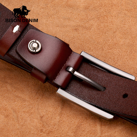 Genuine Leather Cowboy Belt