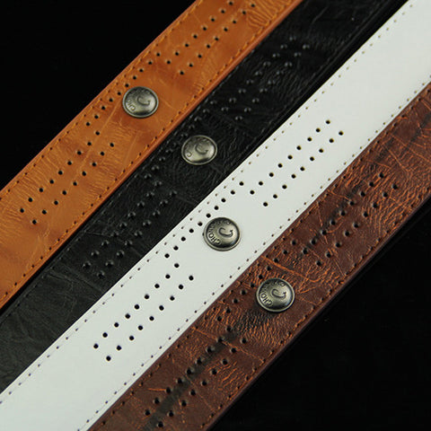 Antique Pin Buckle PU Belt