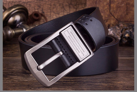 High Quality Jeans Letter Buckle Belt