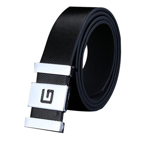 Automatic Buckle Leather Waist Strap Belt
