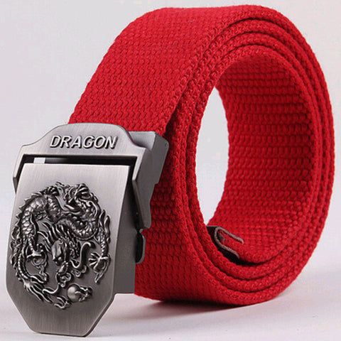 Dragon Totem Metal Buckle Belt